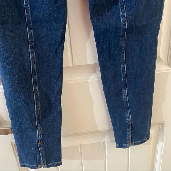 Banana Republic Premium Denim Mid Rise Skinny 28s Medium Wash Back Seam - Picture 4 of 11
